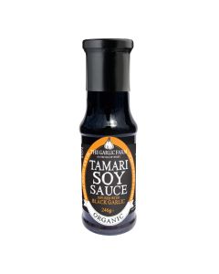 The Garlic Farm - Organic Tamari Soy Sauce with Infused Black Garlic - 6 x 246g