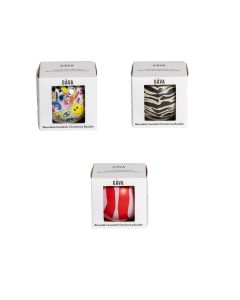 Gåva Gifting - Mixed Case of Refillable Christmas Baubles with Chocolate Truffles (6x Nisse, 6x Knut, 6x Julia & 6x Lucia) - 24 x 115g