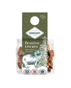 Goodchap's - Turkey Festive Cat Treats - 12 x 60g