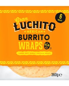 Gran Luchito - Mexican Burrito Wraps - 14 x 360g