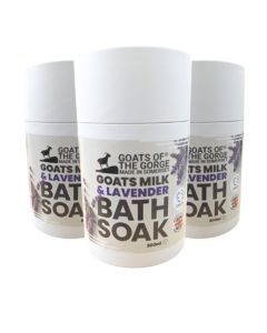 Goats of the Gorge - Goats Milk & Lavender Bath Soak - 3 x 530g