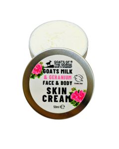 Goats of the Gorge - Goats Milk & Geranium Face & Body Skin Cream - 6 x 50ml