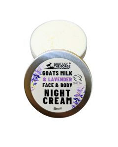 Goats of the Gorge - Goats Milk & Lavender Face & Body Night Cream  - 6 x 50ml
