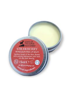 Goats of the Gorge - Strawberry Natural Lip Balm - 10 x 15ml
