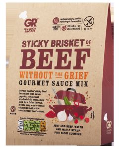Gordon Rhodes - Sticky Brisket of Beef without the Grief - 6 x 75g