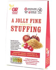 Gordon Rhodes - Gourmet Roast Chestnut & Spiced Cranberry Stuffing Mix - 5 x 125g