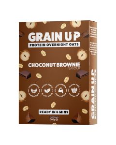 Grain Up - Choconut Brownie Overnight Oats - 5 x 300g