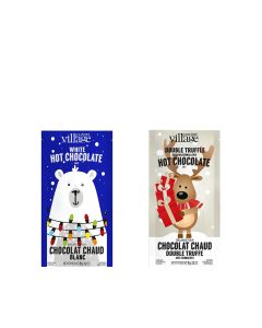 Gourmet du Village - Mixed Case of Snowman and Festive Bear Hot Chocolate - 24 x 35g