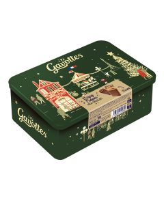 Gavottes - Milk Chocolate Crépes Dentelle Christmas Tin - 12 x 180g