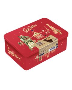 Gavottes - Dark Chocolate Crépes Dentelle Christmas Tin - 12 x 180g