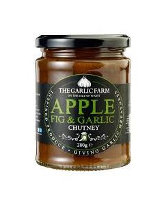 The Garlic Farm - Fig, Apple & Garlic Chutney - 6 x 295g