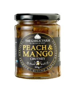 The Garlic Farm - Peach & Mango Chutney - 6 x 300g