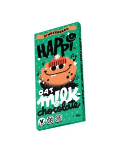 HAPPi - Oat M!lk Gingerbread Christmas Bar - 12 x 80g