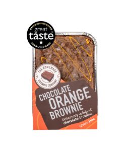 The Homemade Brownie Company Ltd - Chocolate Orange Brownie Traybake - 3 x 340g