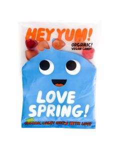 HEY YUM - Organic & Vegan Love Spring Fruit Gummies - 10 x 100g