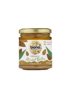 Biona - Organic Smooth Almond Butter - 6 x 170g