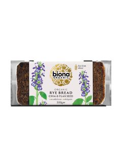 Biona - Organic Rye Chia & Flax Seed Bread - 7 x 500g