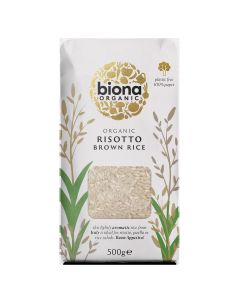 Biona - Organic Risotto Brown Rice - 6 x 500g