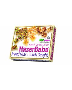 Hazer Baba - Pistachio, Almond, Hazelnut Turkish Delight - 12 x 125g