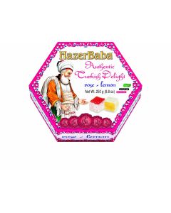 Hazer Baba - Rose, Lemon Turkish Delight - 12 x 250g