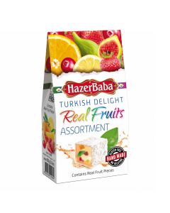 Hazer Baba - Real Fruits Assortment Turkish Delight - 6 x 100g