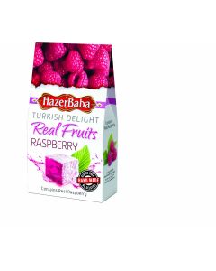 Hazer Baba - Real Fruits Raspberry Turkish Delight - 6 x 100g