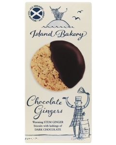 Island Bakery - Organic Chocolate Gingers Dipped in Dark Chocolate - 12 x 133g