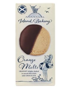 Island Bakery - Organic Orange Melts Dipped in Milk Chocolate - 12 x 133g