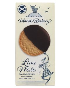 Island Bakery - Organic Lime Melts Dipped in Dark Chocolate - 12 x 133g
