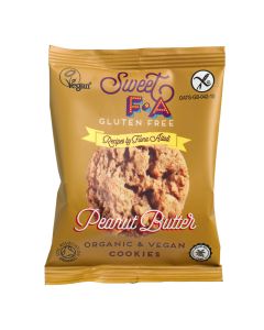 Sweet FA Gluten Free - Organic Individual Packs of Peanut Butter Cookies - 48 x 30g