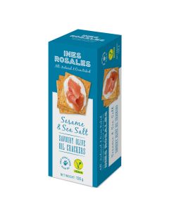 Ines Rosales - Seasame & Sea Salt Olive Oil Crackers - 12 x 126g