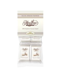 Ines Rosales - 8 Hojita Spanish Pastries with Hazelnut Cocoa Cream - 8 x 45g