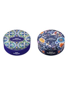 Ines Rosales - Mixed Case of Sevilla Azulejo Tin & Autumn Tin with 5 Individually Wrapped Olive Oil Tortas - 8 x 150g