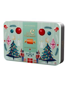 It´s Caramel - It's Christmas Caramels Tin with Classic Cream, Chocolate & Pepermint and Licorice & Sea Salt - 8 x 300g