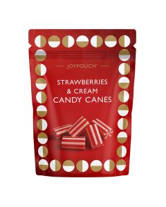 Joypots - Strawberries & Cream Candy Canes - 7 x 150g
