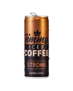 Jimmy's Iced Coffee - Strong Slim Can - 12 x 250ml