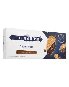 Jules Destrooper - Butter Crisps with Dark Belgian Chocolate - 12 x 100g