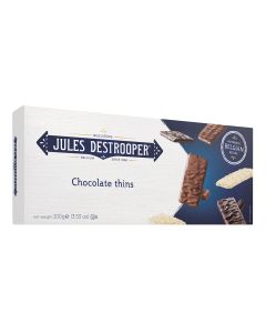 Jules Destrooper - Belgian Chocolate Thins - 12 x 100g