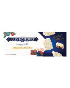 Jules Destrooper - White Chocolate Crispy Puffs - 12 x 100g