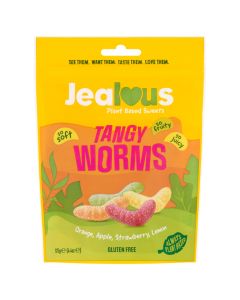 Jealous Sweets - Tangy Worms Share Bag - 10 x 125g