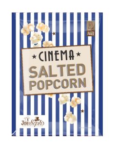 Joe & Seph's - Cinema Salted Popcorn Sharing Bag - 12 x 60g
