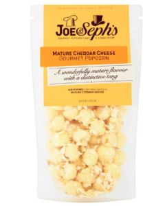 Joe & Seph's - Mature Cheddar Cheese Popcorn Pouch - 14 x 65g