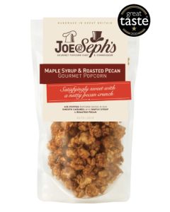 Joe & Seph's - Maple Syrup & Roasted Pecan Popcorn Pouch - 16 x 70g