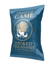 Taste of Game - Smoked Pheasant & Wild Mushroom Crisps - 12 x 150g