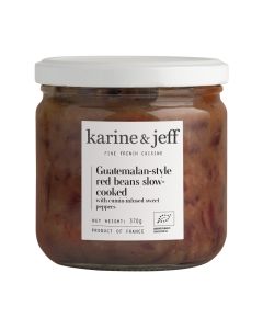 Karine & Jeff - Organic Guatemalan-Style Red Beans Slow-Cooked with Cumin - 6 x 370g