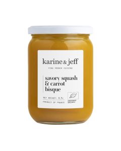Karine & Jeff - Organic Savory Squash & Carrot Bisque - 6 x 500ml
