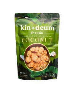 Kin + Deum - Coconut Wholesome Rice Chips - 12 x 60g