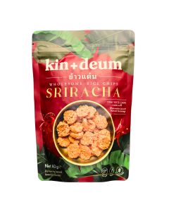 Kin + Deum - Sriracha Wholesome Rice Chips - 12 x 60g
