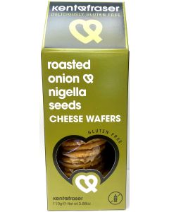 Kent & Fraser - Roasted Onion & Nigella Seed Cheese Biscuits - 6 x 110g