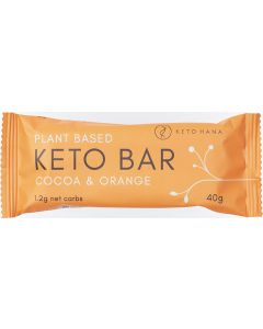 Keto Hana - Cocoa & Orange Keto Bar - 12 x 40g